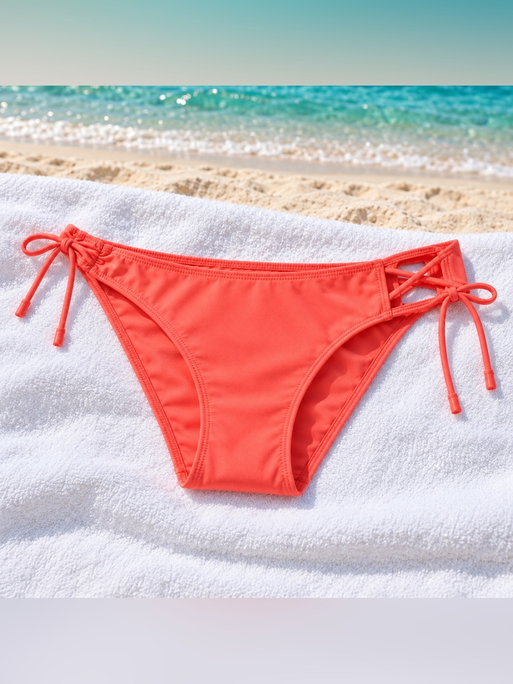 Women's Sundazed, Sun Coral Bikini Bottoms, size large, nwt